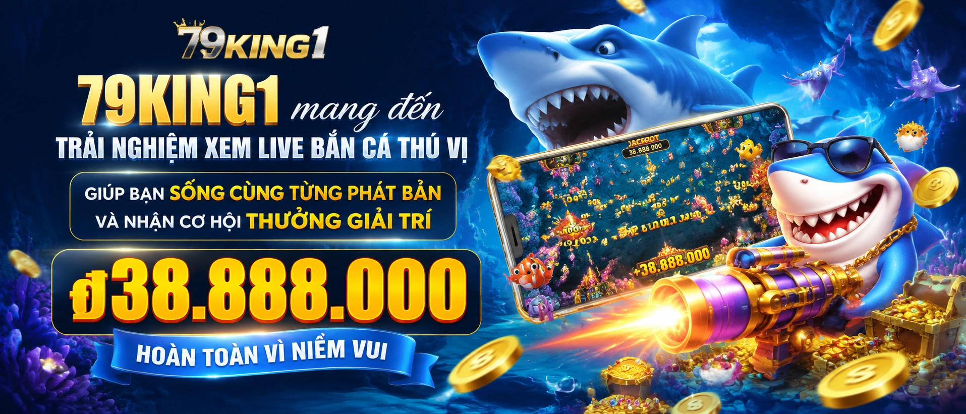 Bắn Cá Đại Dương 3D với chủ đề biển sâu