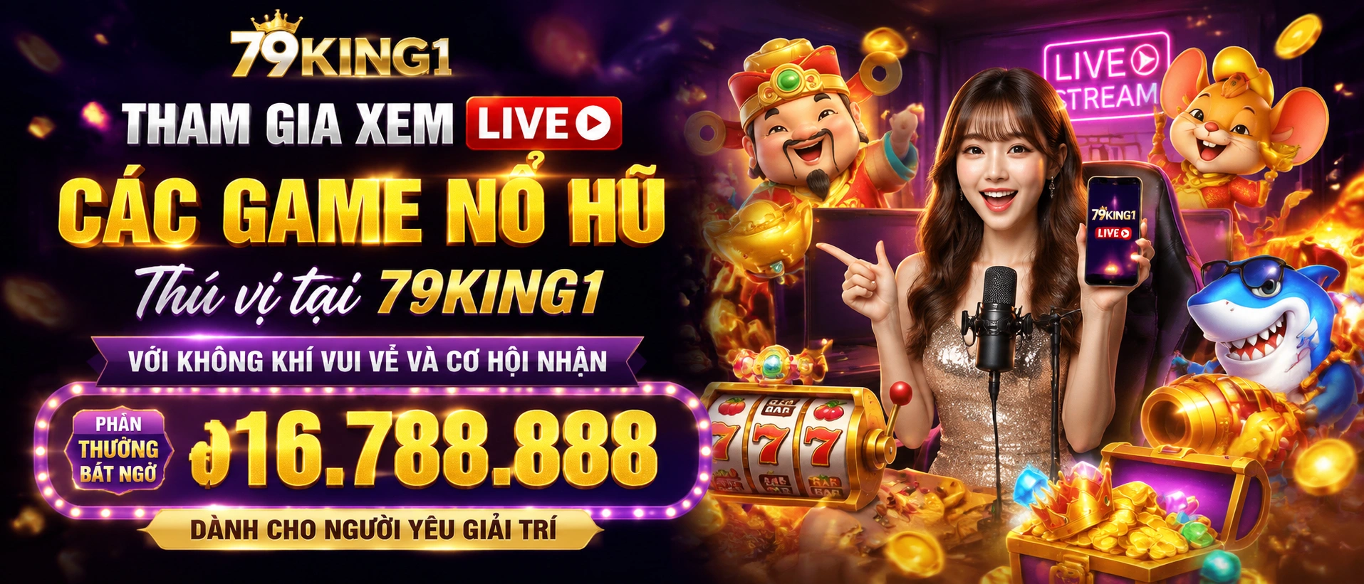 Danh mục game slot Nổ Hũ trên 79KING1