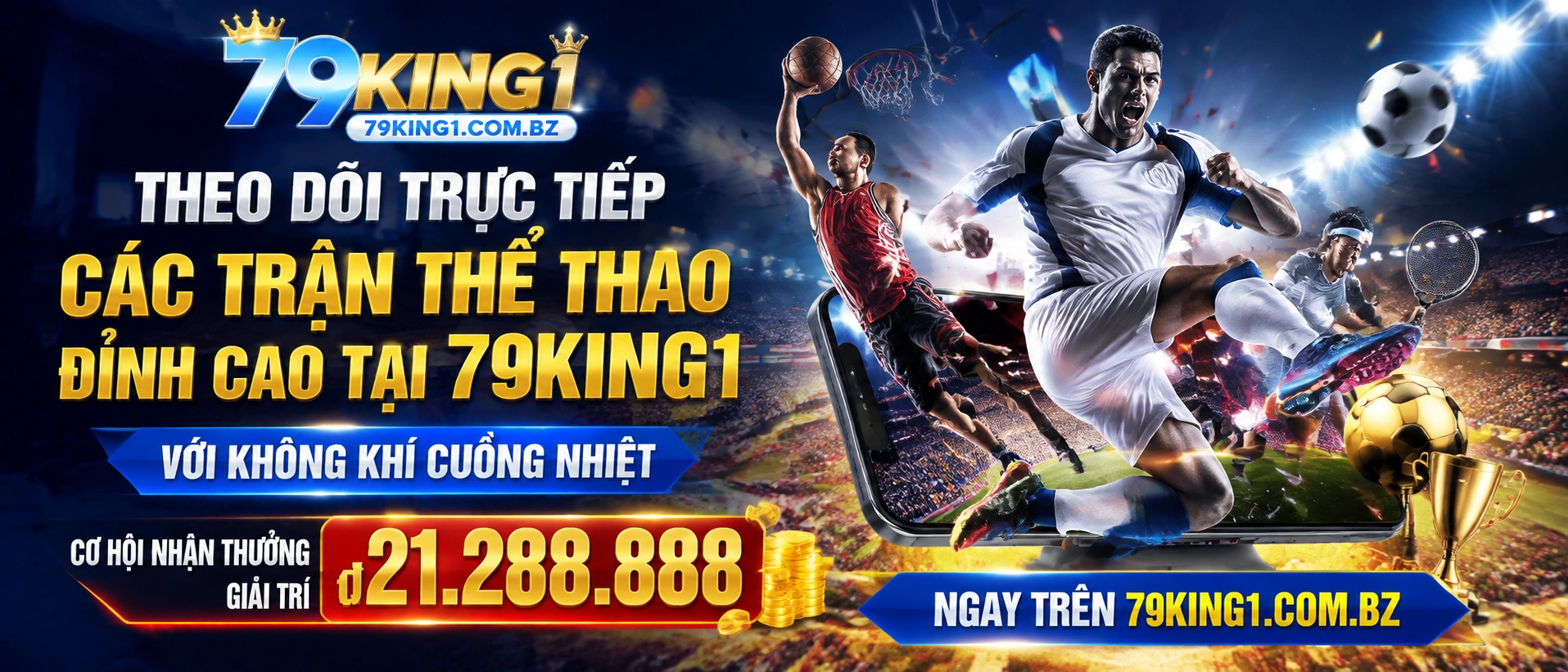 Giao diện thể thao 79king1.com.bz