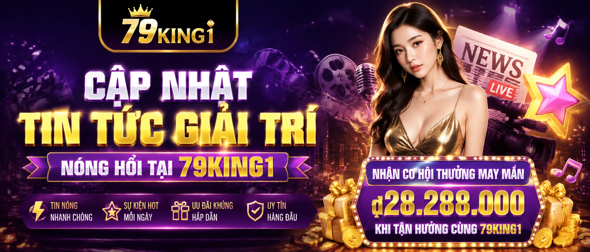 Giao diện tin tức 79King1 trên điện thoại